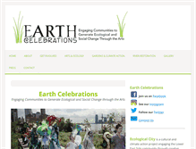 Tablet Screenshot of earthcelebrations.com